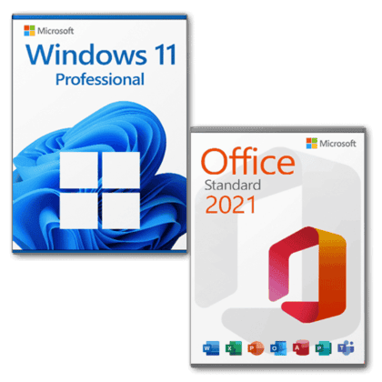 Microsoft Windows 11 Home + Microsoft Office 2021 Standard