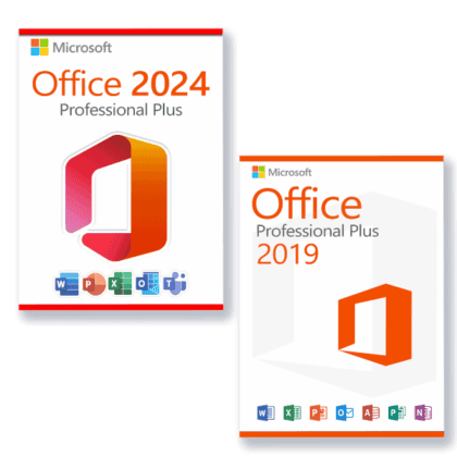 Microsoft Office 2024 Pro Plus + Microsoft Office 2019 Pro Plus license for 3 devices