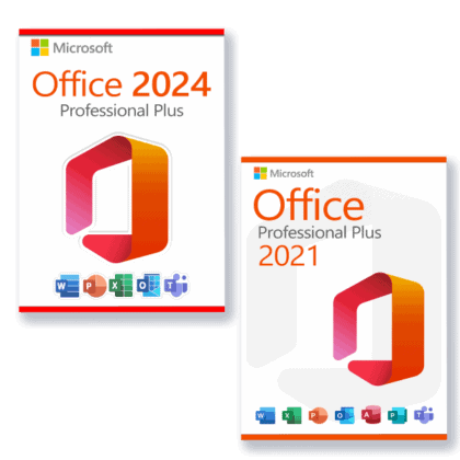 Microsoft Office 2024 Pro Plus + Microsoft Office 2021 Pro Plus license for 3 devices